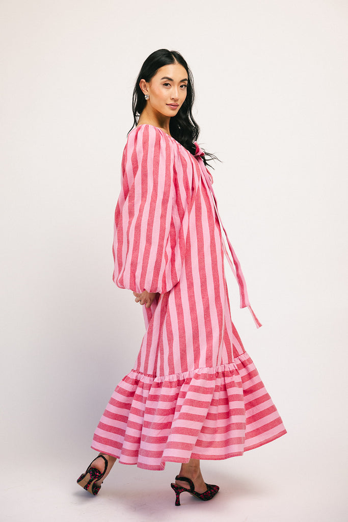 capri maxi dress // pink + red *zoco exclusive*