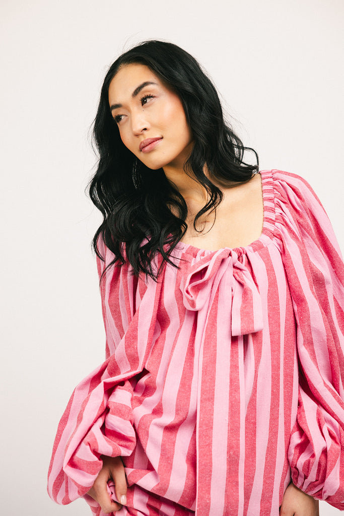 capri maxi dress // pink + red *zoco exclusive*