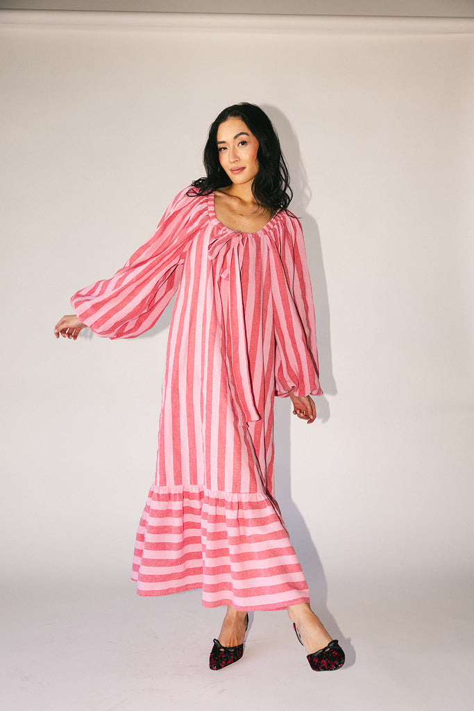 capri maxi dress // pink + red *zoco exclusive*