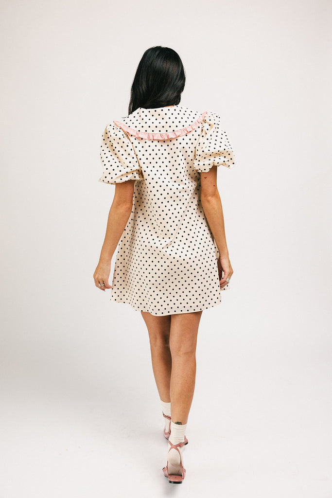 poppy collared dress // polka dot *zoco exclusives*