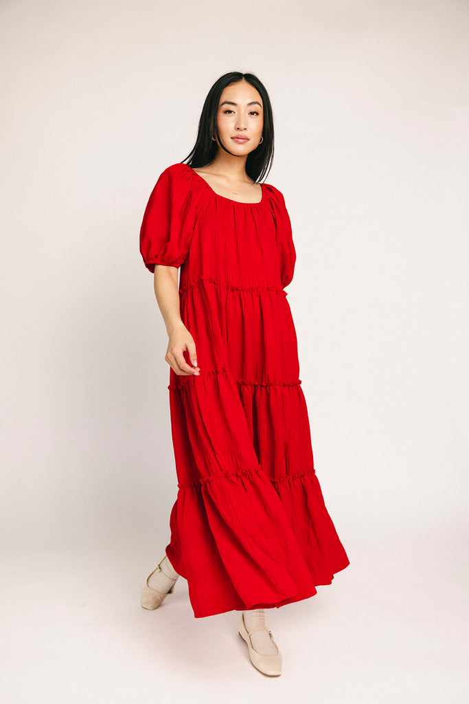 daymaker dress // poppy red *zoco exclusive*