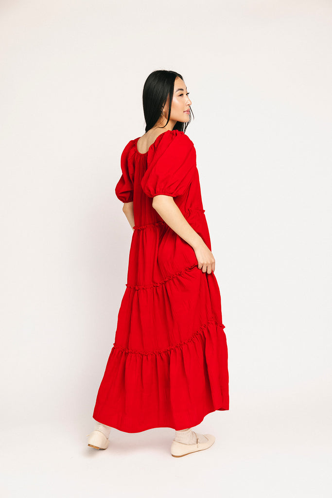 daymaker dress // poppy red *zoco exclusive*