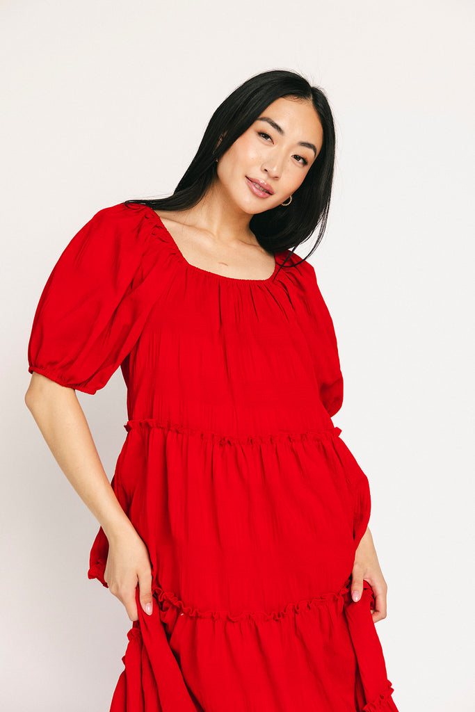 daymaker dress // poppy red *zoco exclusive*