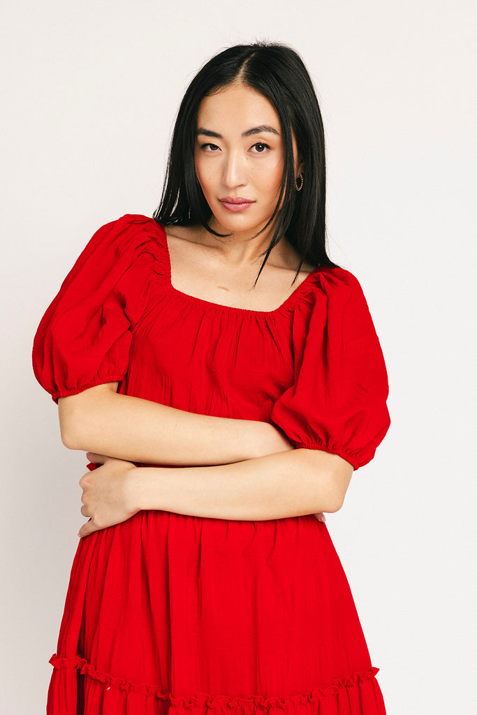 daymaker dress // poppy red *zoco exclusive*