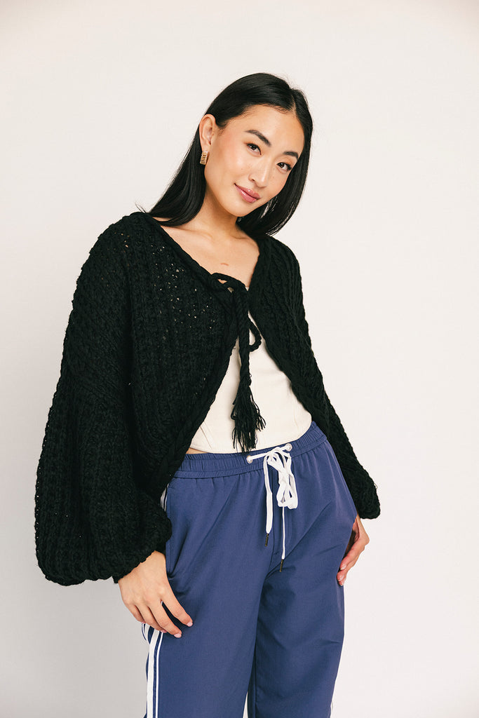 chelsea cardigan // black