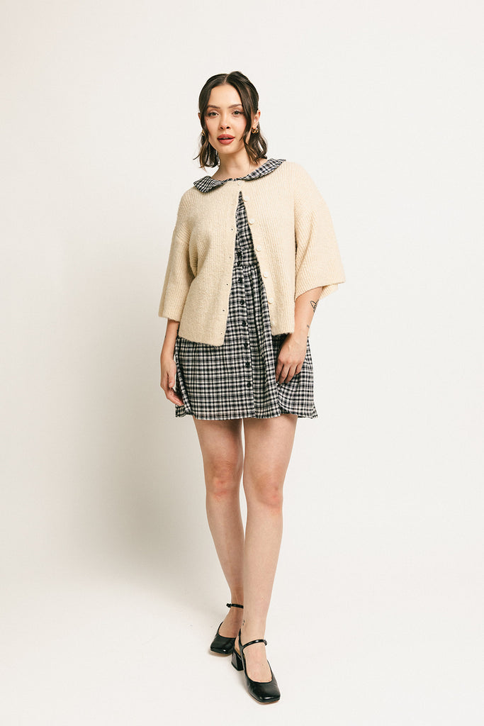 sabrina knit cardigan // cream *zoco exclusive*