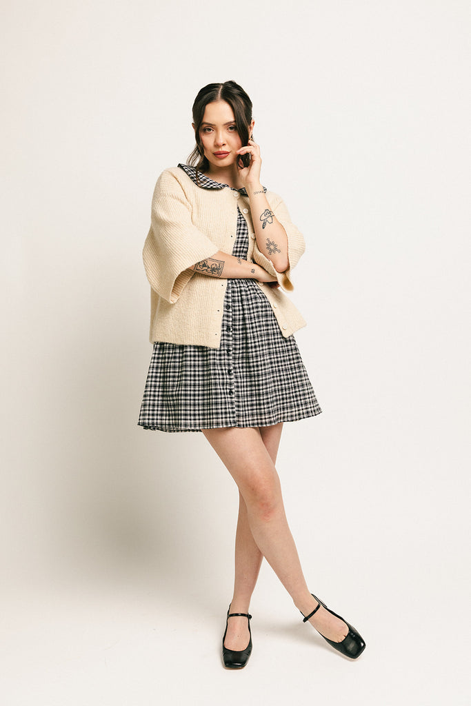 sabrina knit cardigan // cream *zoco exclusive*