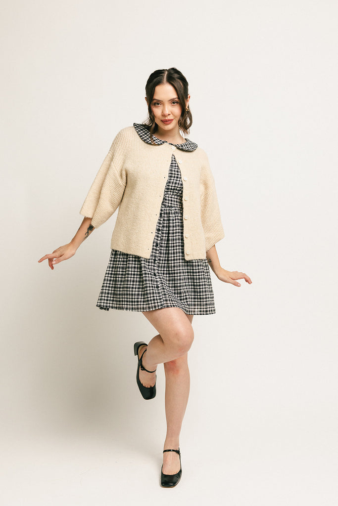 sabrina knit cardigan // cream *zoco exclusive*