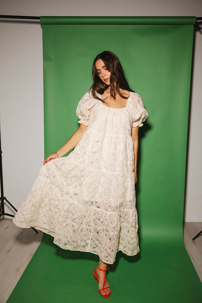 daymaker dress // luxe cream lace *zoco exclusive*
