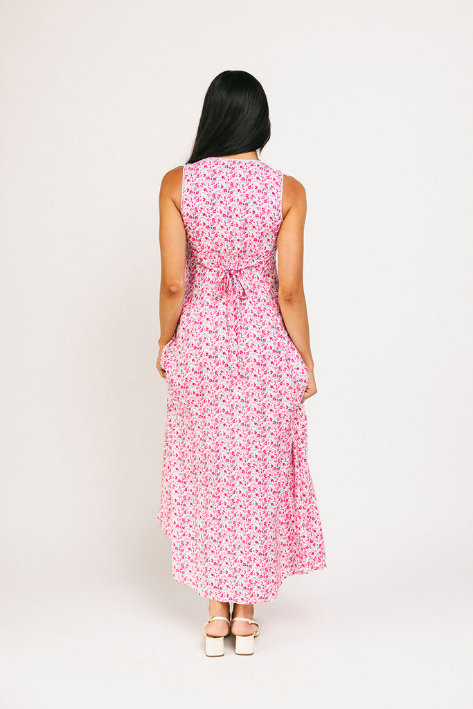 honey floral dress // pink *zoco exclusive*