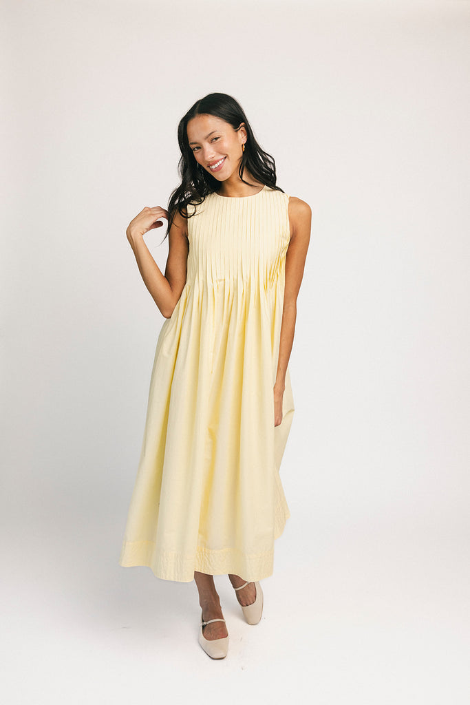 heidi dress // butter yellow *zoco exclusive*