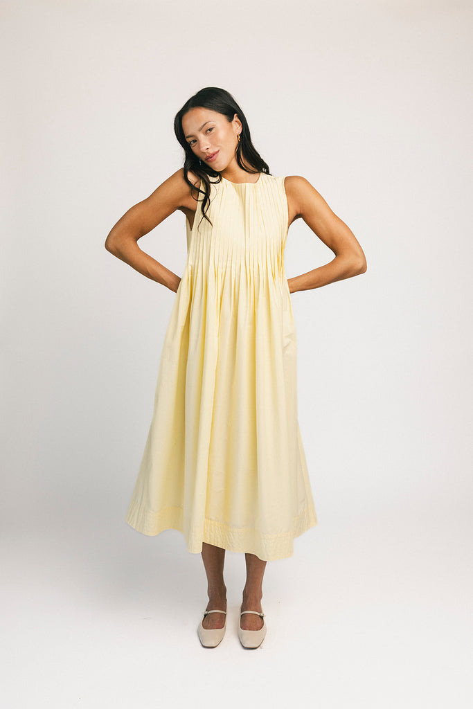 heidi dress // butter yellow *zoco exclusive*