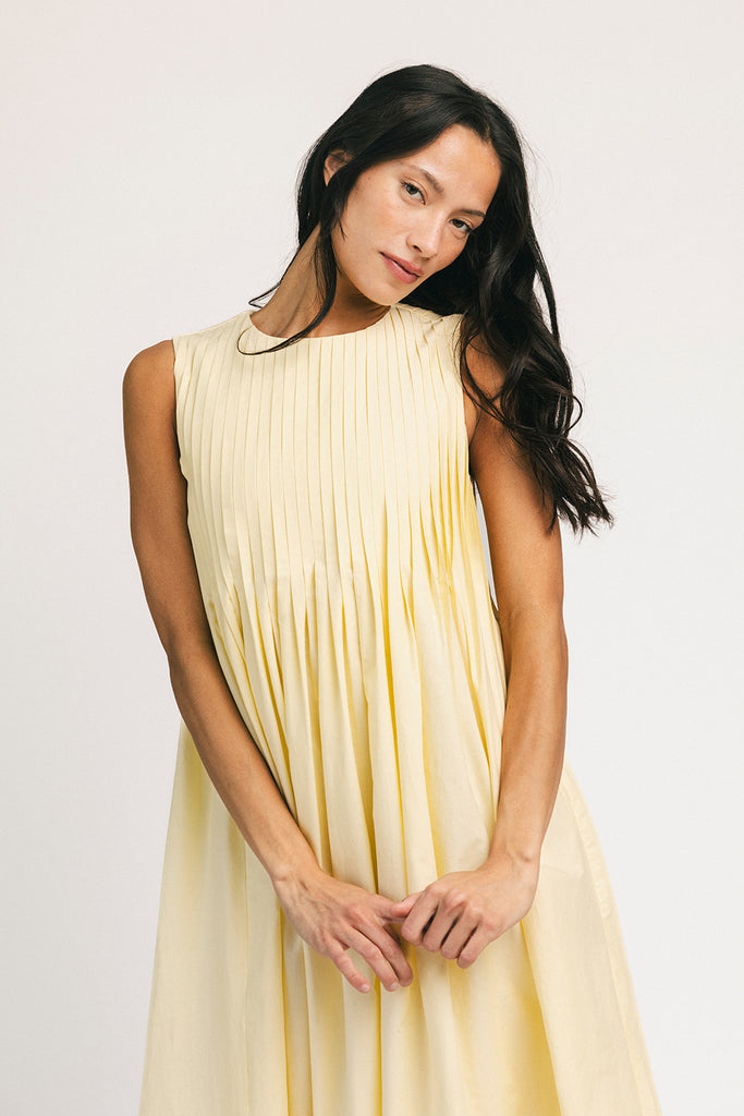 heidi dress // butter yellow *zoco exclusive*