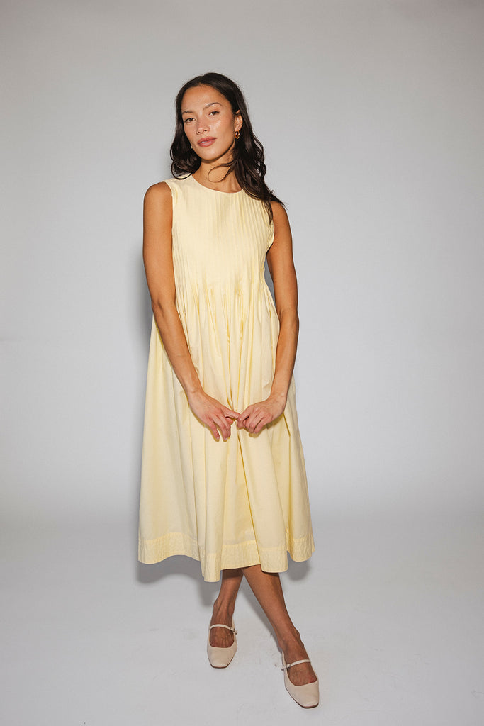 heidi dress // butter yellow *zoco exclusive*