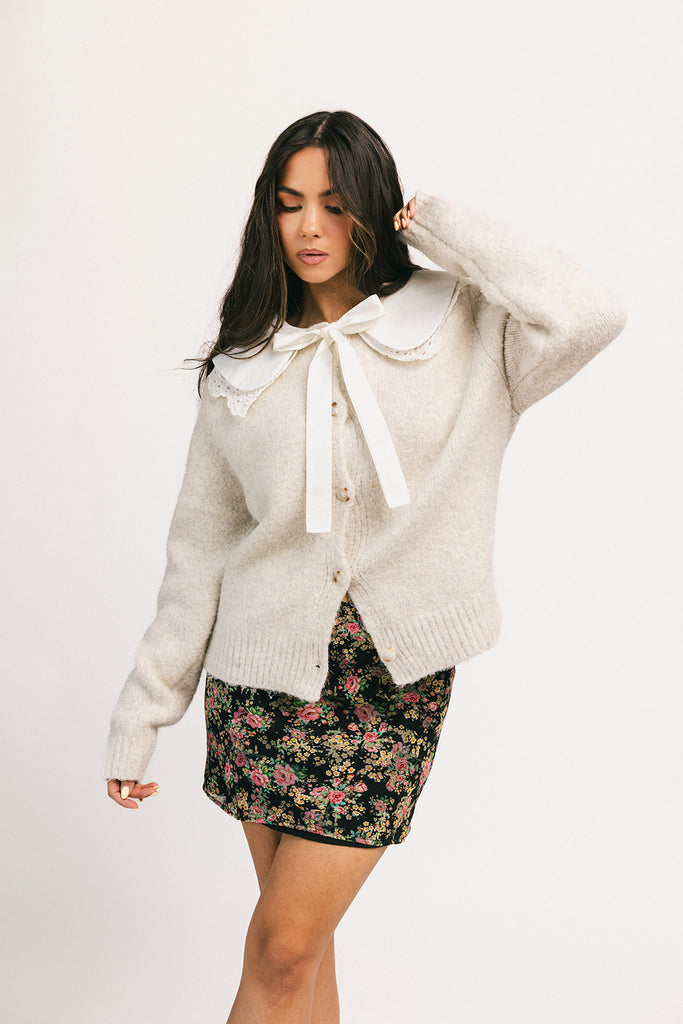 waverly collared cardigan