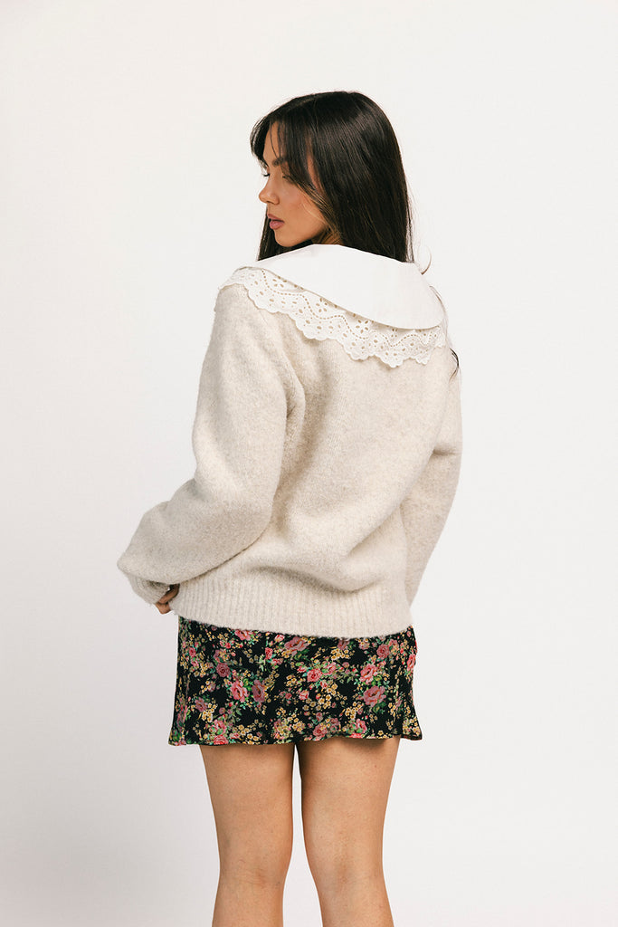 waverly collared cardigan