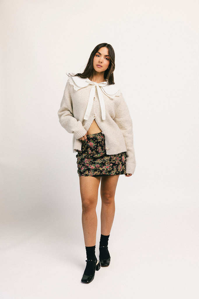 waverly collared cardigan