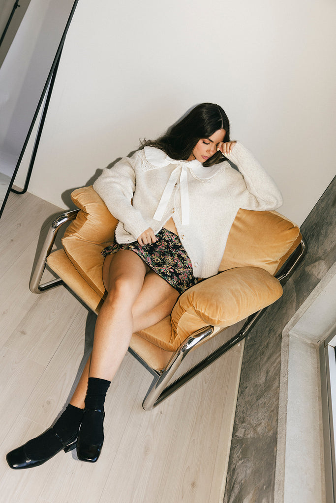 waverly collared cardigan