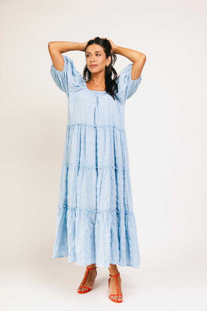 daymaker dress // baby blue *zoco exclusive*