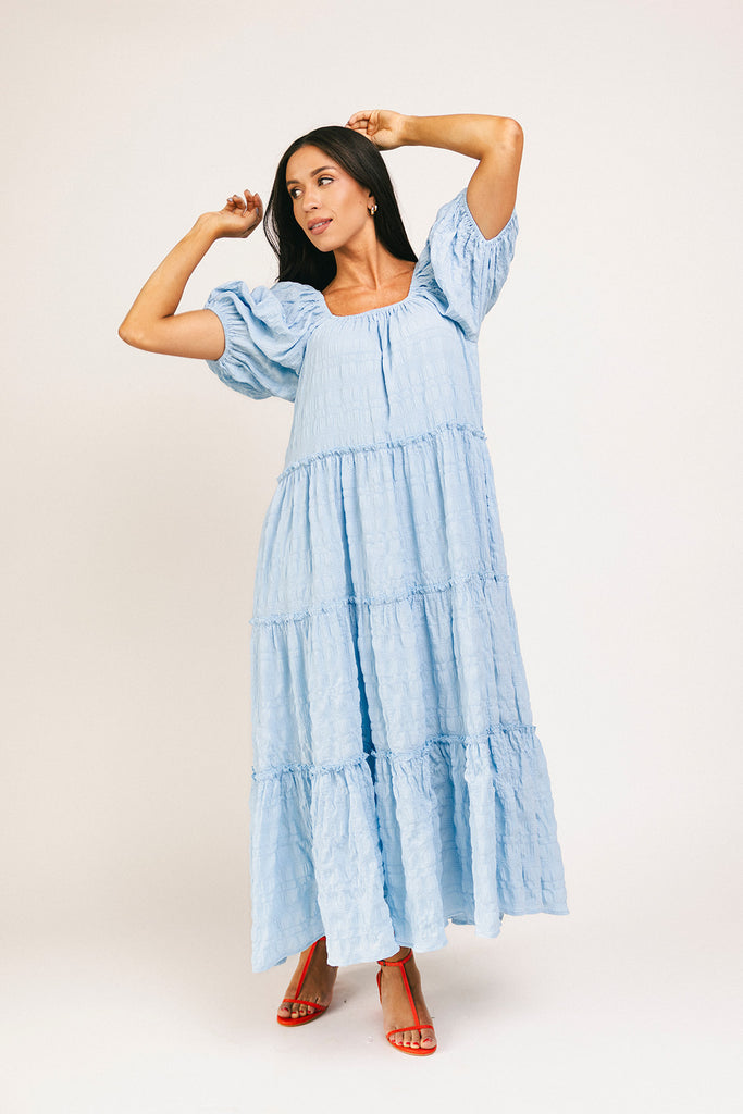 daymaker dress // baby blue *zoco exclusive*
