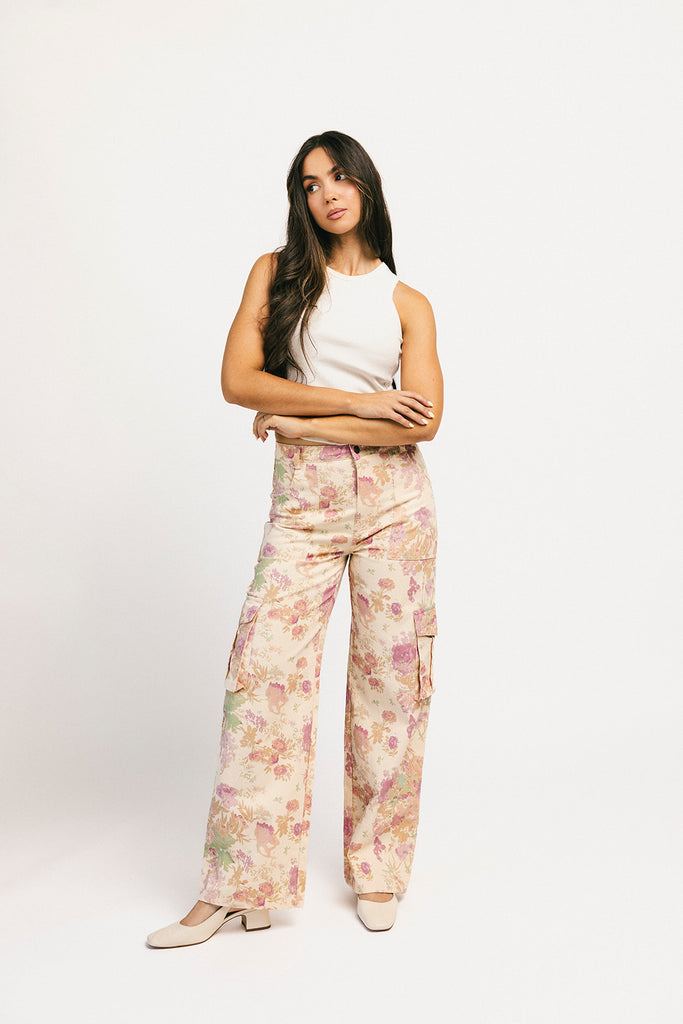 rilo floral cargo pants