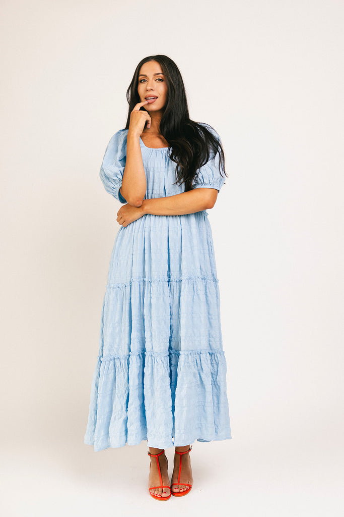 daymaker dress // baby blue *zoco exclusive*