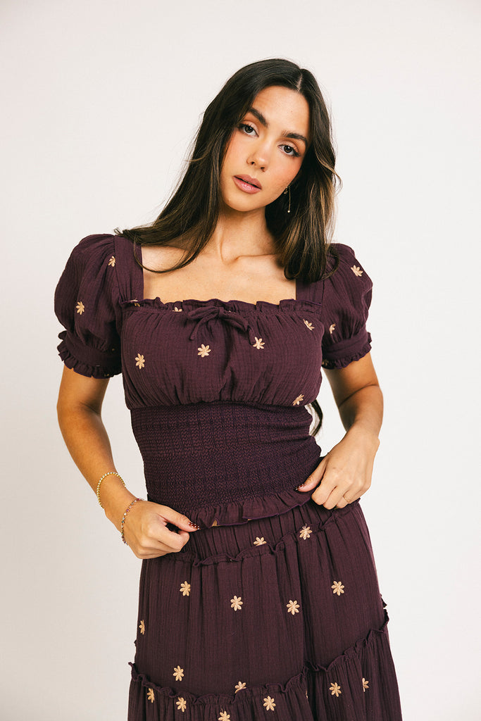 theo embroidered set