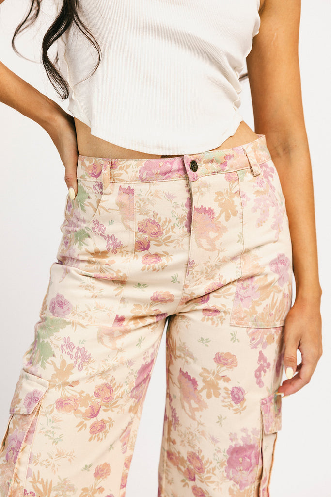 rilo floral cargo pants