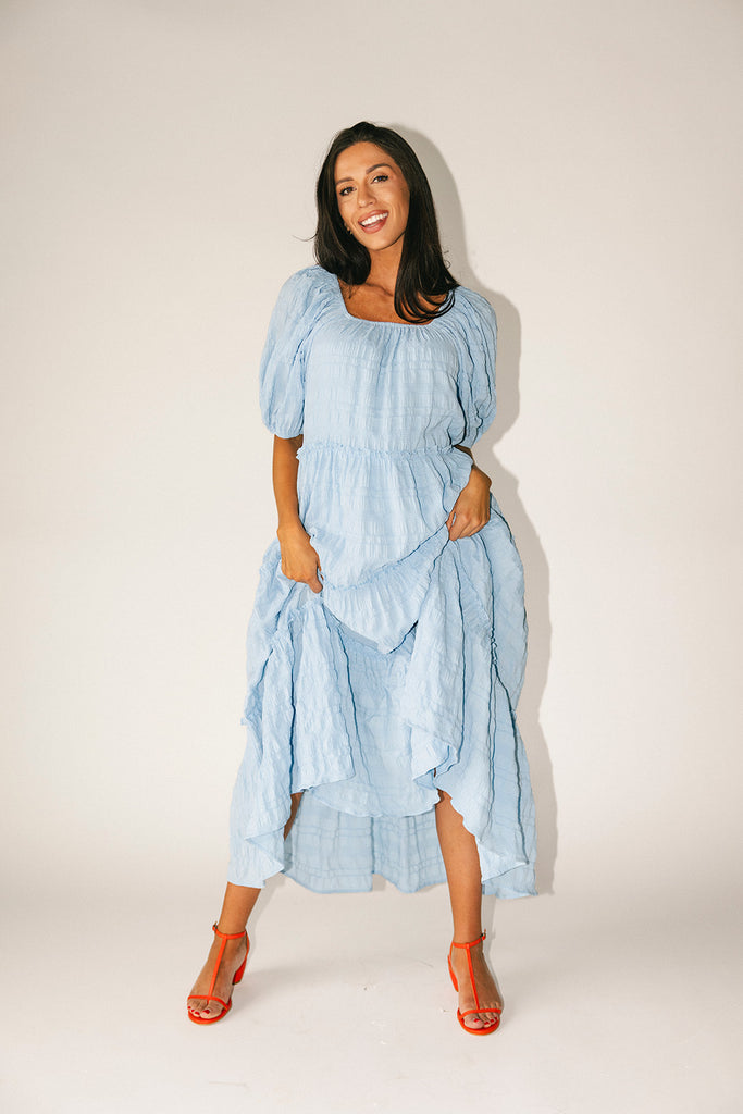 daymaker dress // baby blue *zoco exclusive*