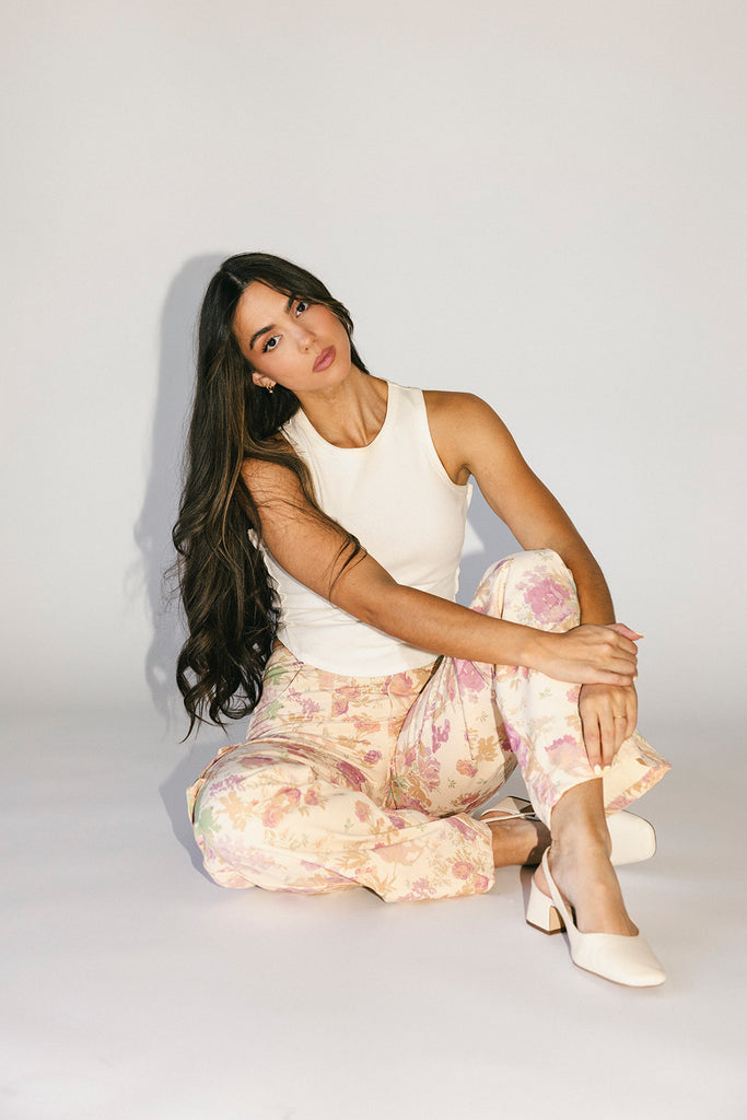 rilo floral cargo pants