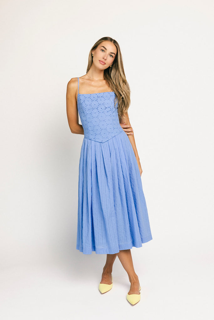 farrah dress // blue