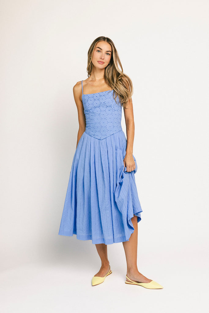 farrah dress // blue