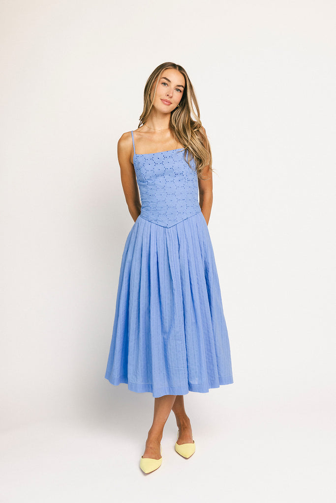 farrah dress // blue