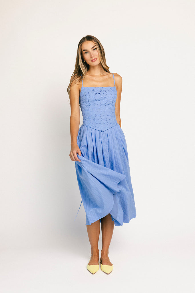 farrah dress // blue