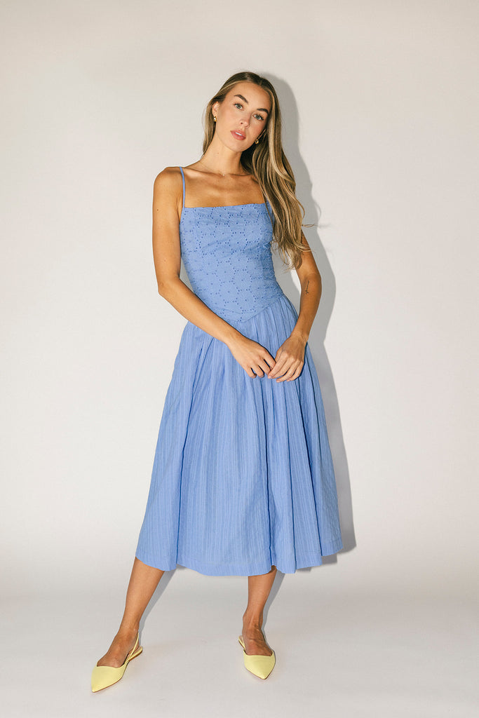 farrah dress // blue
