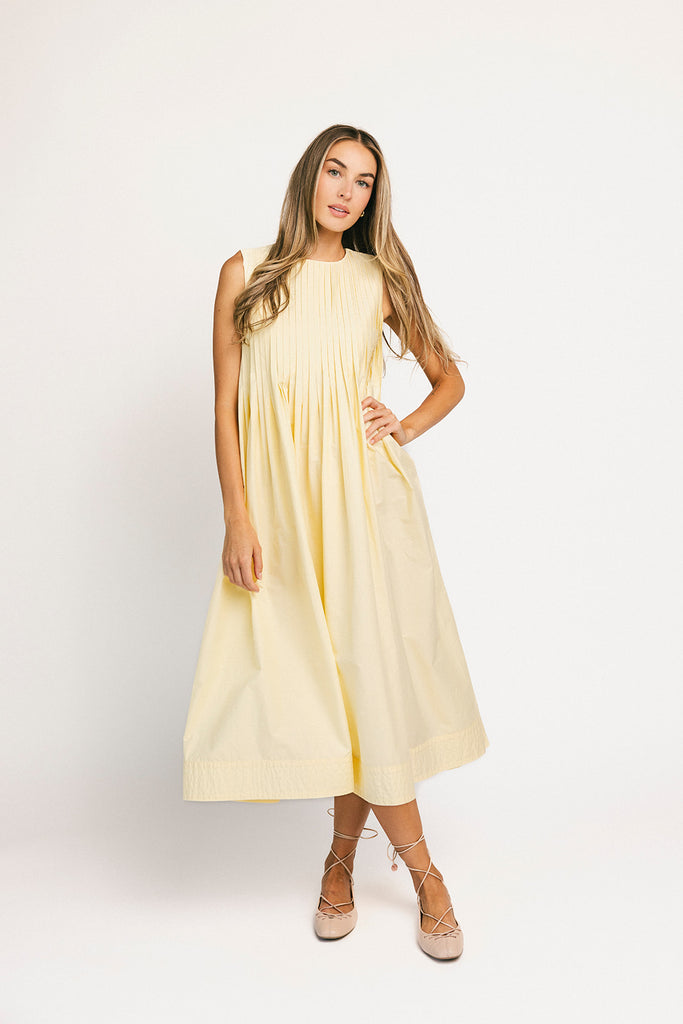 heidi dress // butter yellow *zoco exclusive*