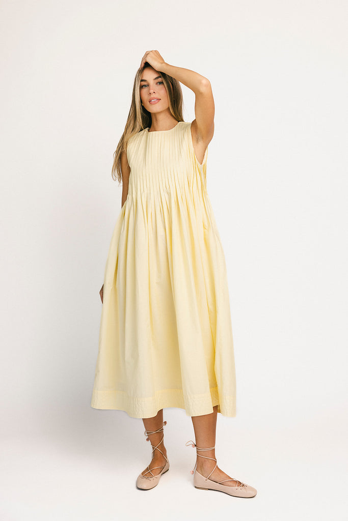 heidi dress // butter yellow *zoco exclusive*