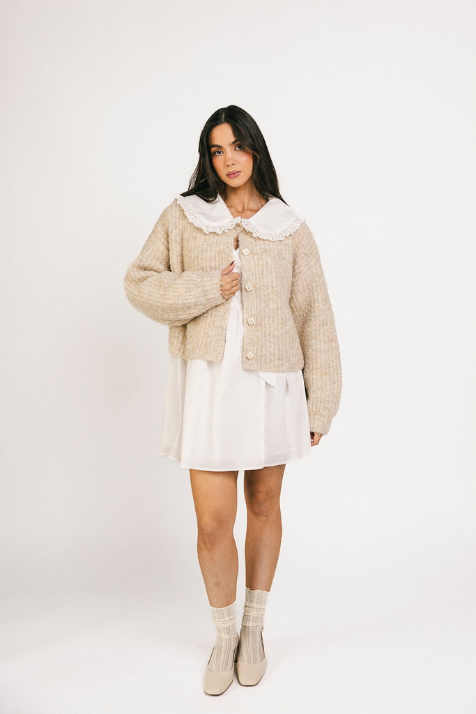 quincy cardigan // oat *zoco exclusive*