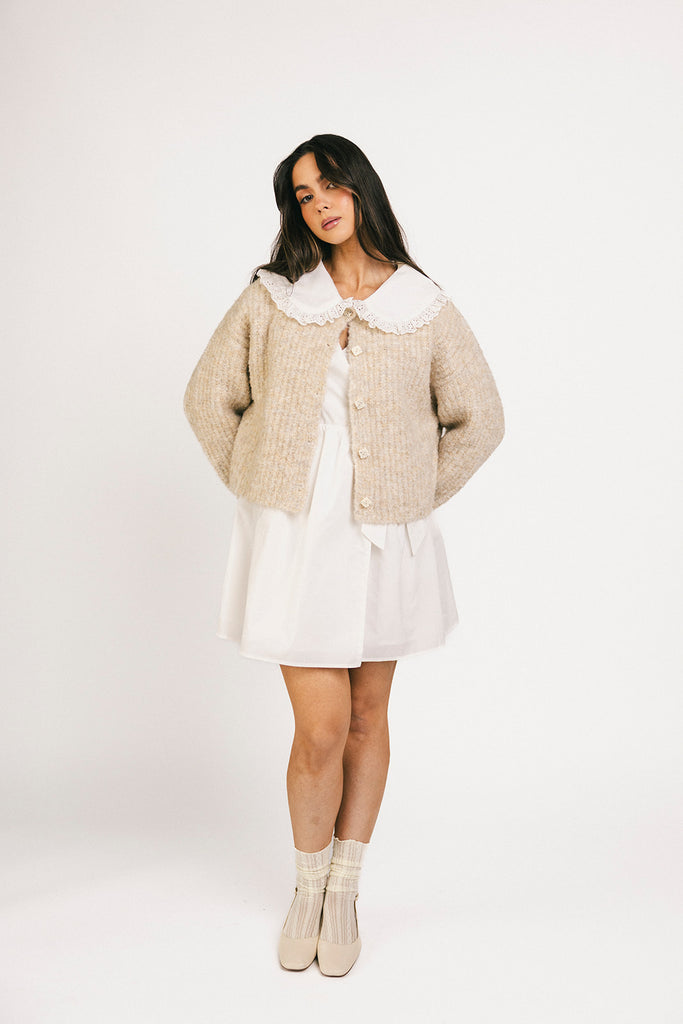 quincy cardigan // oat *zoco exclusive*