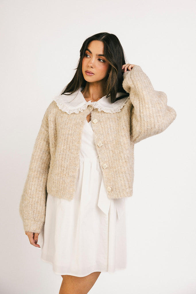 quincy cardigan // oat *zoco exclusive*