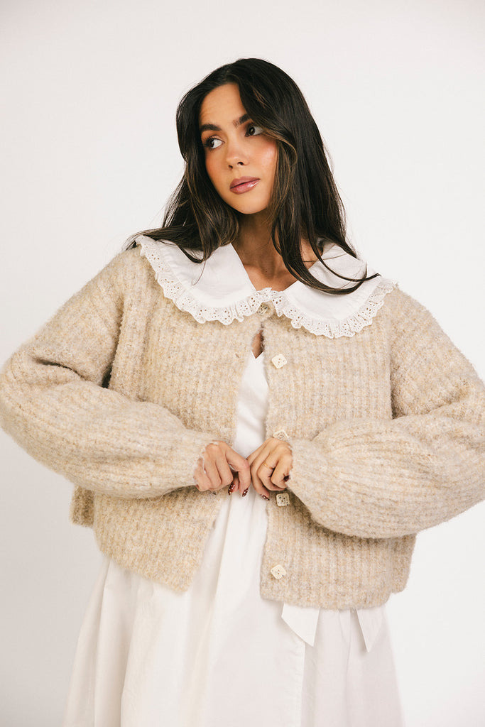 quincy cardigan // oat *zoco exclusive*