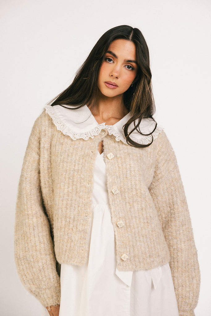 quincy cardigan // oat *zoco exclusive*