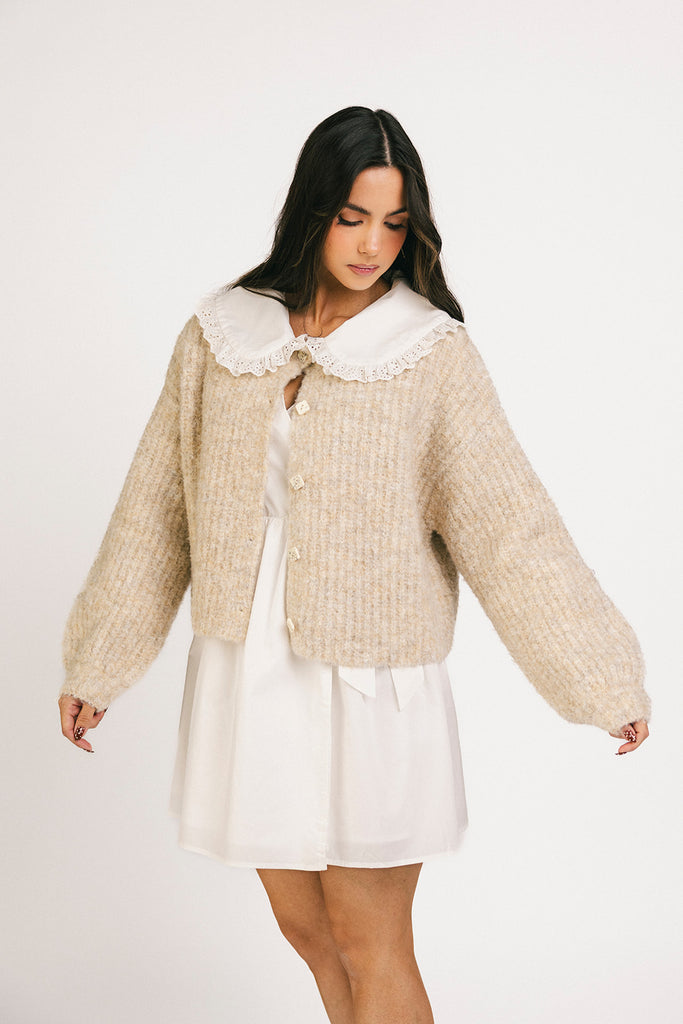 quincy cardigan // oat *zoco exclusive*