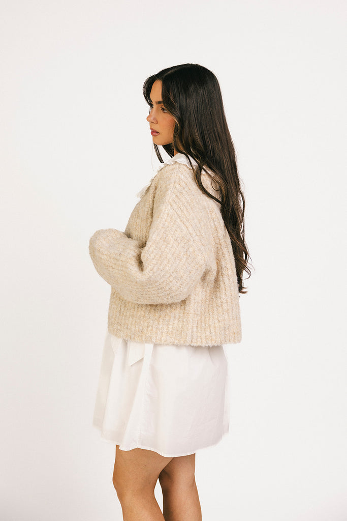 quincy cardigan // oat *zoco exclusive*