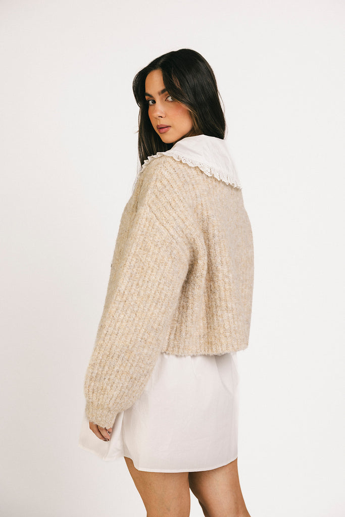 quincy cardigan // oat *zoco exclusive*