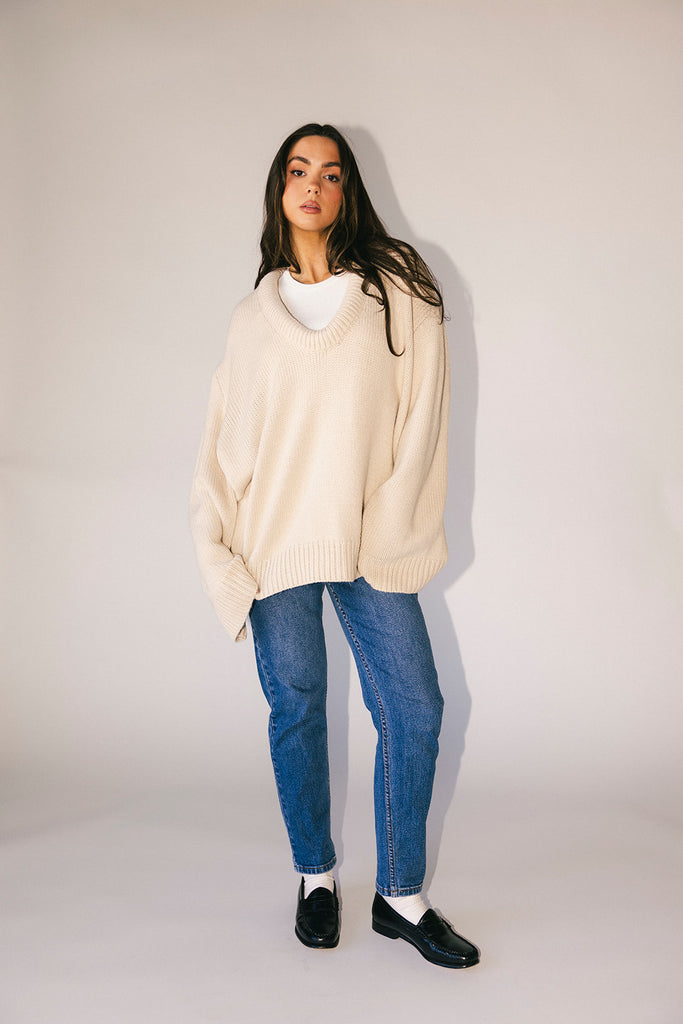 boxy billie // oat *zoco exclusive*