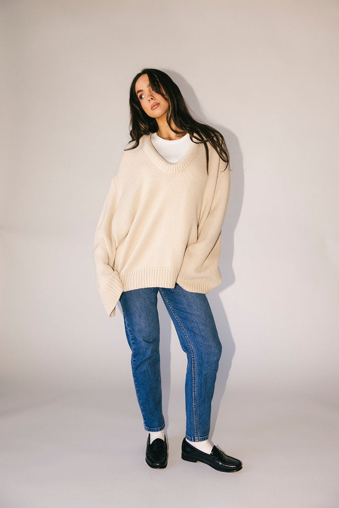 boxy billie // oat *zoco exclusive*