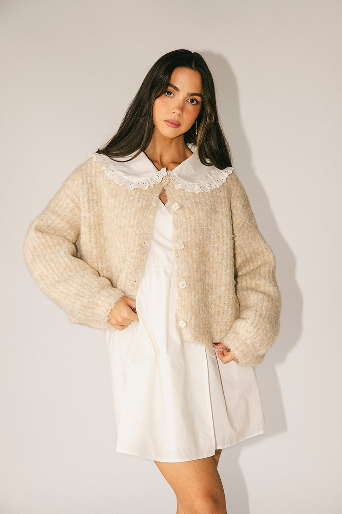 quincy cardigan // oat *zoco exclusive*