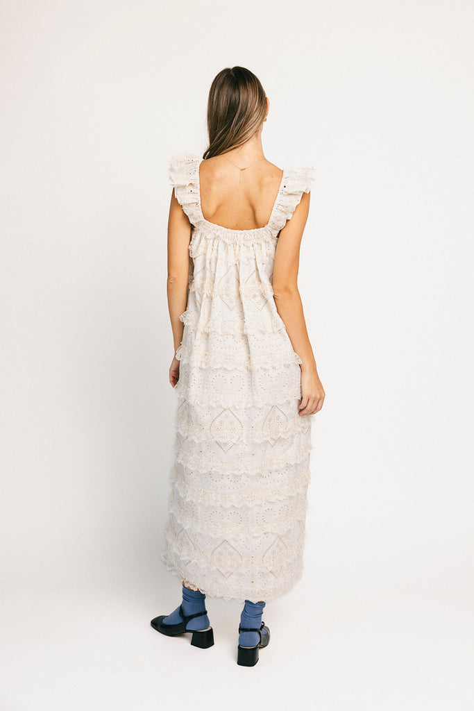 love struck maxi dress // off white *zoco exclusive*