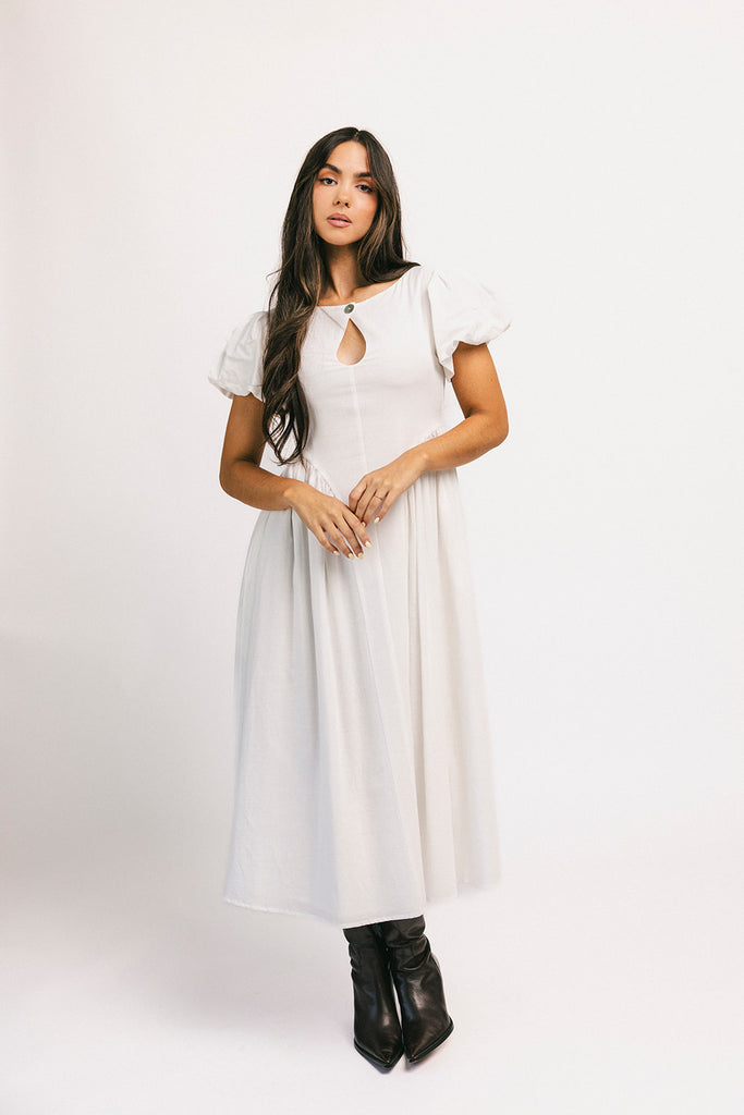 marloe midi dress // white *zoco exclusive*